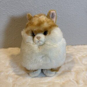 Aurora Butterball Orange Tabby Kitty Cat 9.5" Plush Stuffed Animal